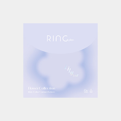 WAVEワンデー UV リング plus フラワーコレクション リリーベール 30枚入り