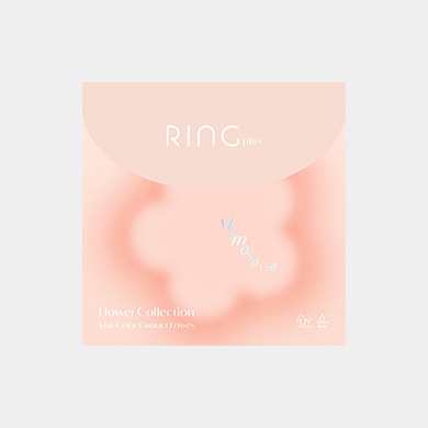 WAVEワンデー UV リング plus フラワーコレクション ミモザベール 30枚入り