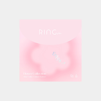 WAVEワンデー UV リング plus フラワーコレクション ポピーベール 30枚入り