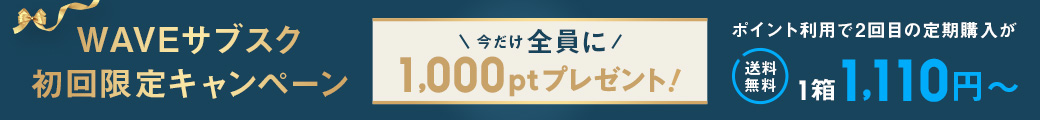 WAVEサブスク初回限定