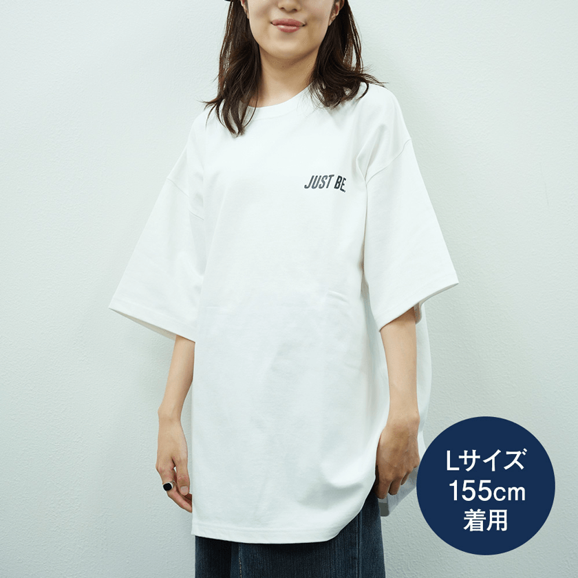 WAVE × Just Be. BIG シルエット Tシャツ Lサイズ