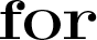 for
